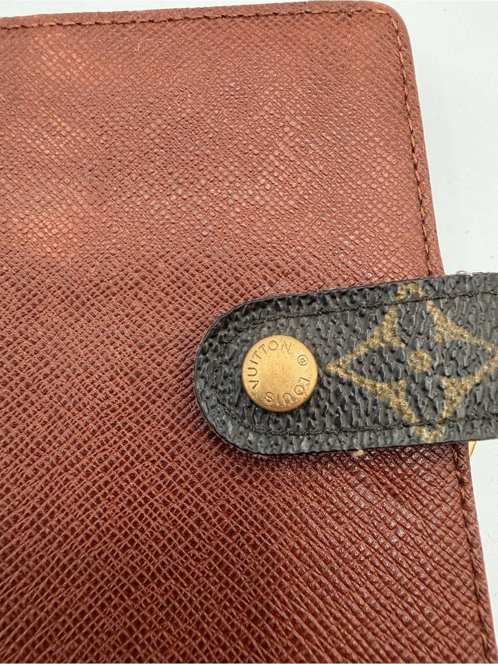 Louis Vuitton Monogram Viennois Kiss-Lock Wallet Monogram Canvas CA0041 Vintage - Picture 14 of 14
